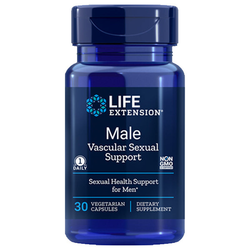 Life Extension Male Vascular Sexual Support - 30 Veg Caps Kaempferia Parviflora